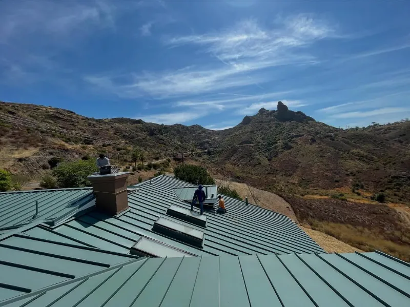 Standing Seam Metal Roof Malibu Scenic View