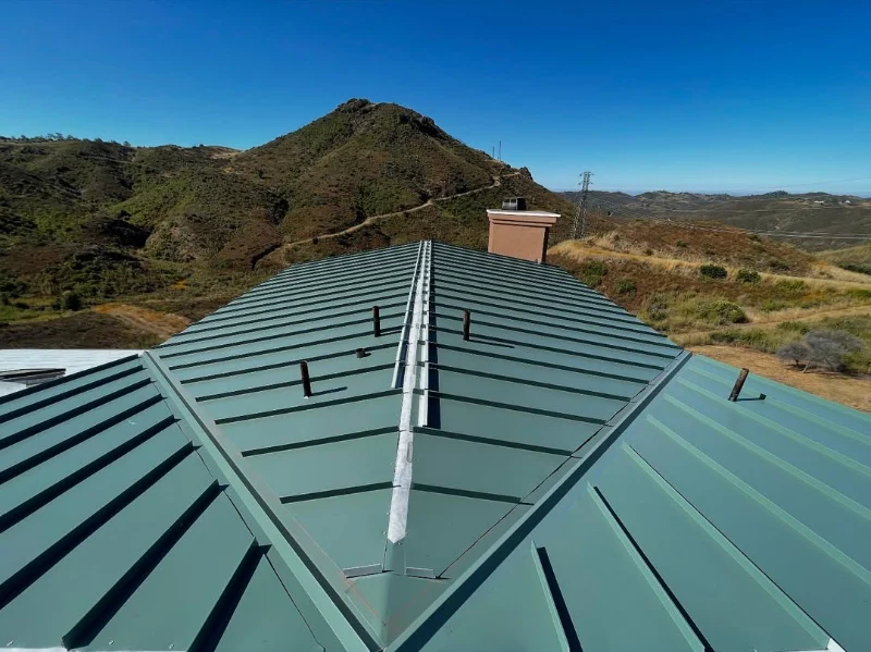 Standing seam metal roof Malibu